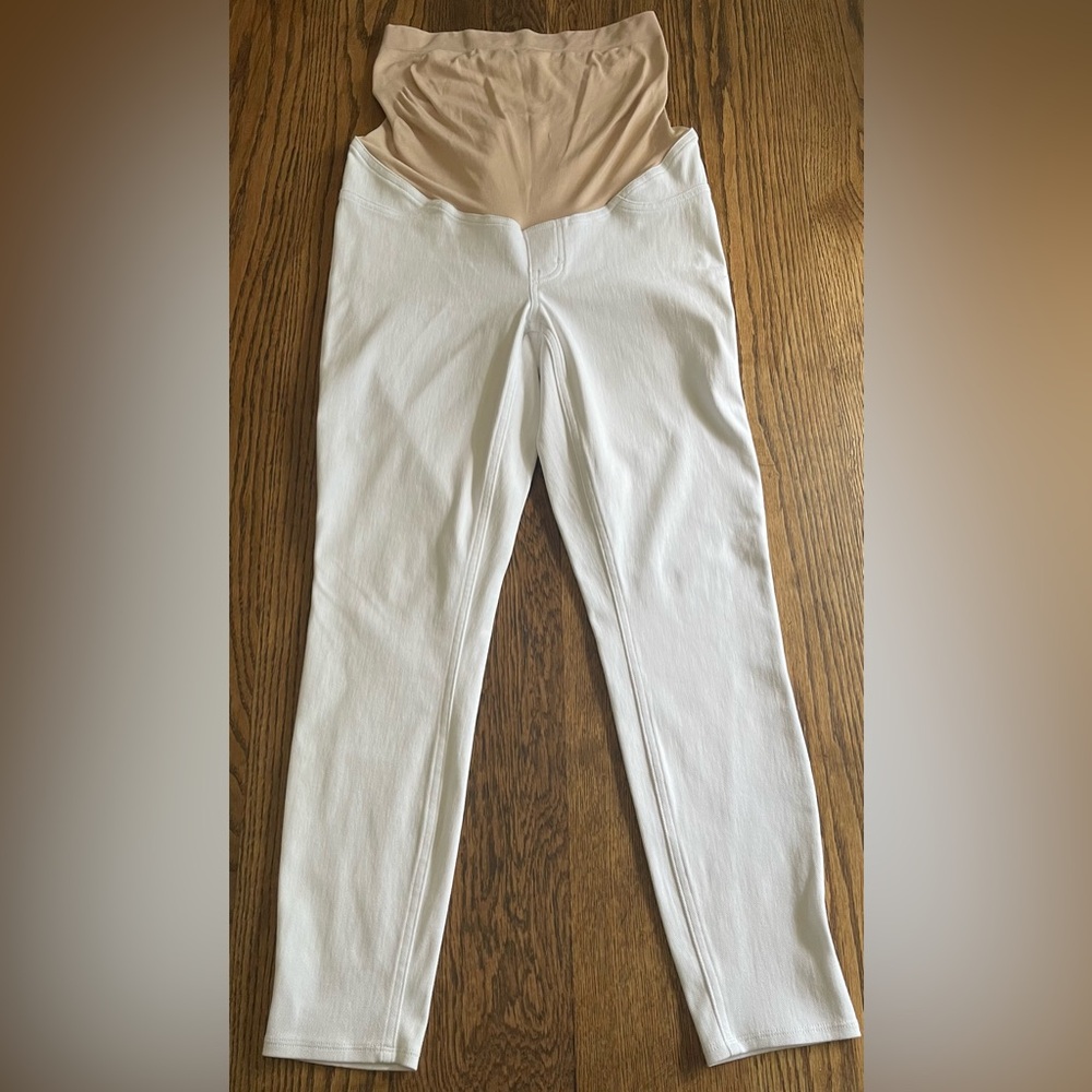 Spanx Maternity Jeans White Size L